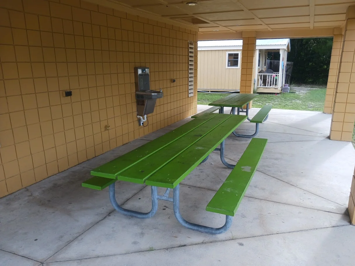 restrooms at boat ramp along guana river, ponte vedra